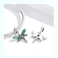 Charm Dije Plata 925 Libelula Multicolor - Miniatura 2
