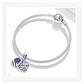 Charm Dije Plata 925 Bandera Usa Happy 4th July - Miniatura 4