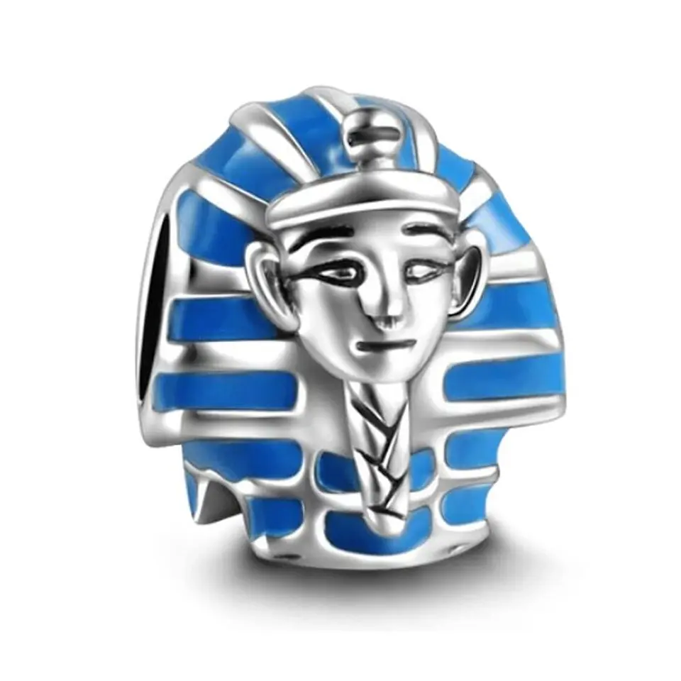 Charm Dije Plata 925 Faraon Egipcio 1