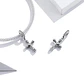 Charm Dije Plata 925 Cruz Vintage - Miniatura 3