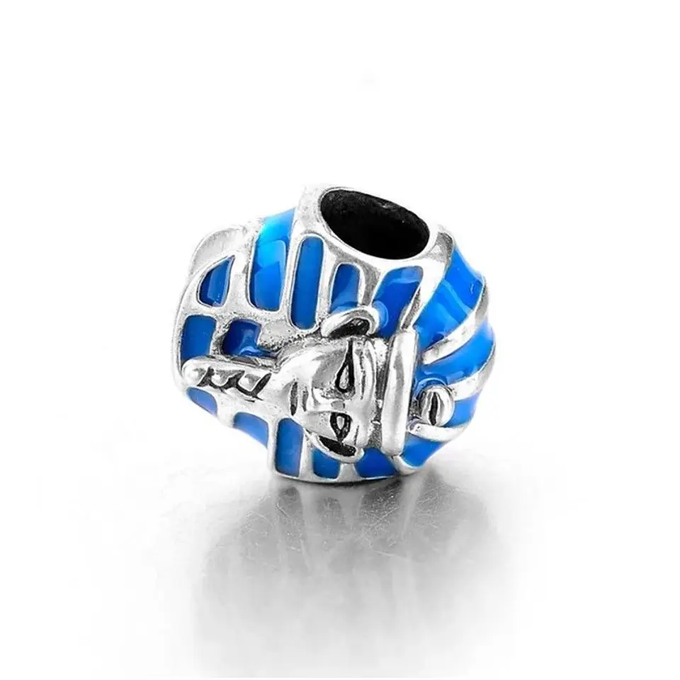 Charm Dije Plata 925 Faraon Egipcio 3