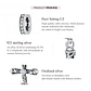 Charm Dije Plata 925 Cruz Vintage - Miniatura 5
