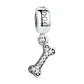 Charm Dije Plata 925 Colgante Hueso Mascota - Miniatura 1