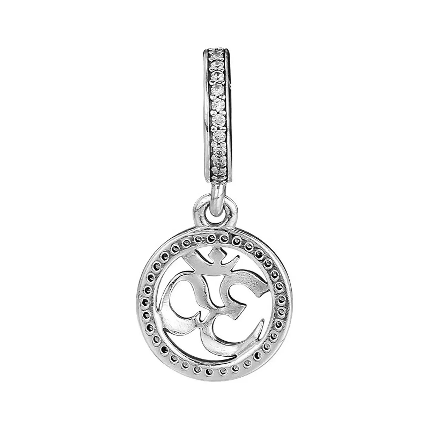 Charm Dije Plata 925 Colgante Om Yoga 4