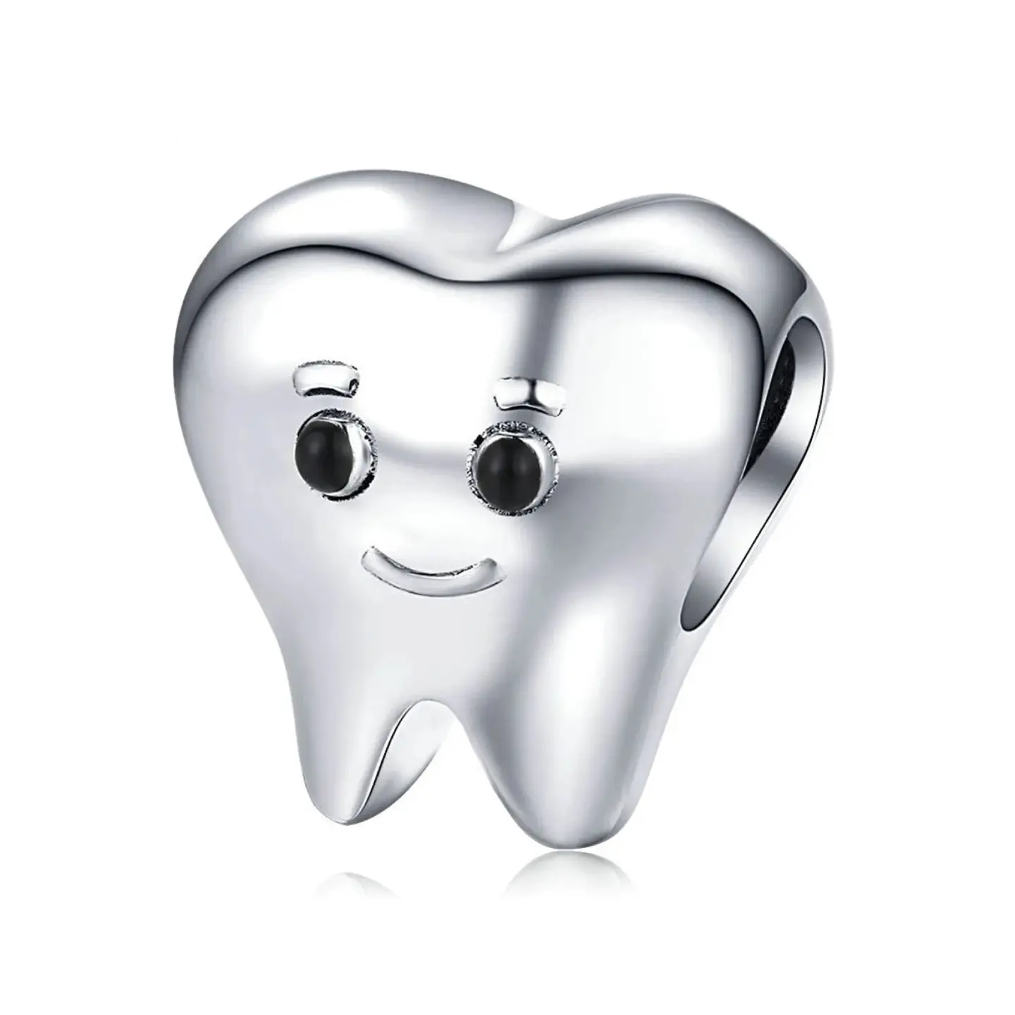 Charm Dije Plata 925 Muela Diente  1