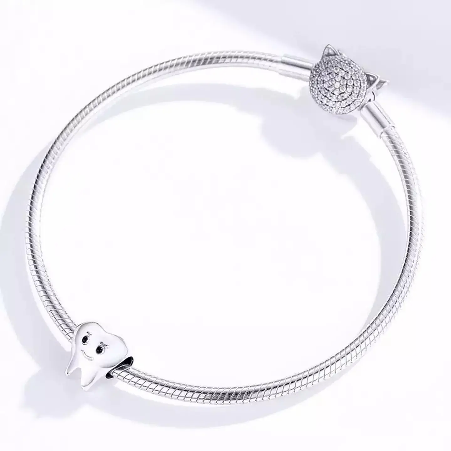 Charm Dije Plata 925 Muela Diente  3