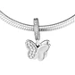 Charm Dije Plata 925 Colgante Mariposa Silver  - Miniatura 2