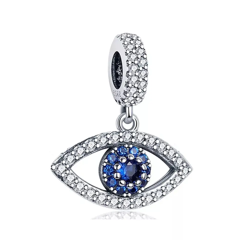 Charm Dije Plata 925 Ojo Turco Colgante 1
