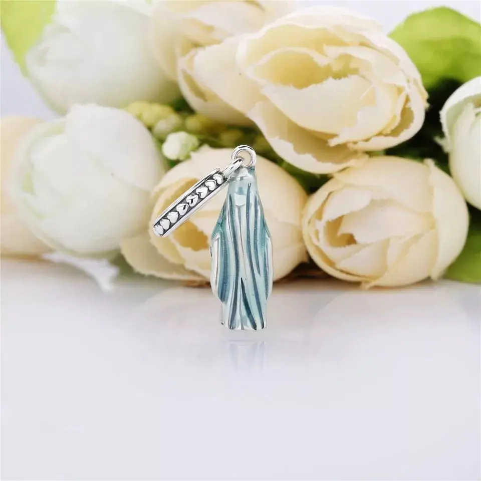 Charm Dije Plata 925 Colgante Virgen Maria 5
