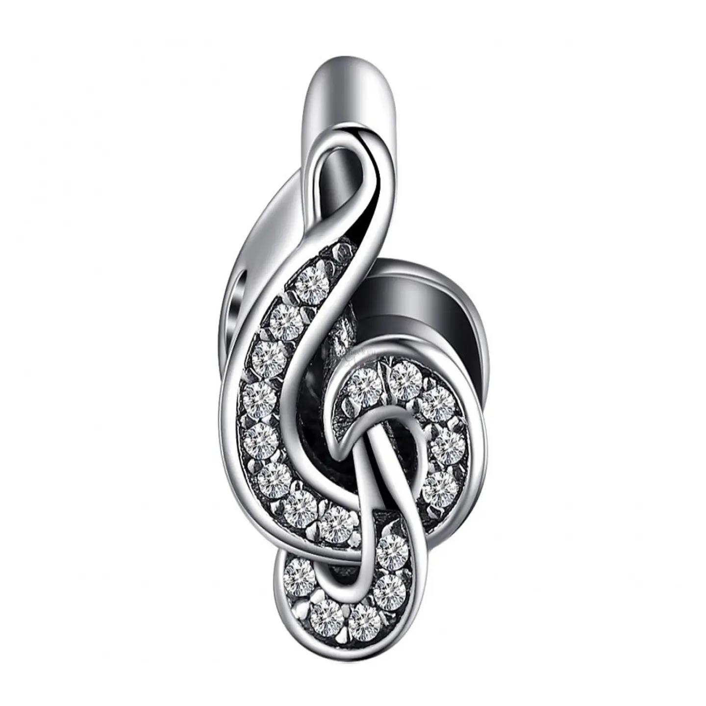Charm Dije Plata 925 Nota Musical Clef 1