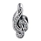 Charm Dije Plata 925 Nota Musical Clef - Miniatura 1