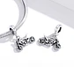 Charm Dije Plata 925 Colgante Moto Naked - Miniatura 2