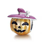 Charm Dije Plata 925 Calabaza Sobrero - Miniatura 1