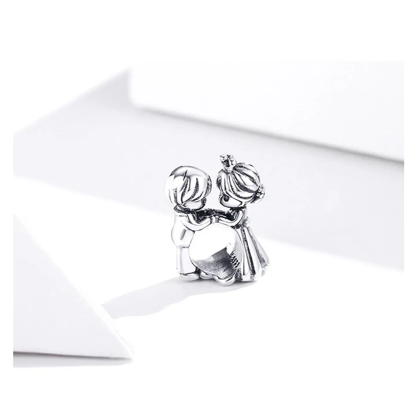 Charm Dije Plata 925 Pareja Novios 2 3