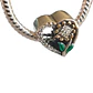 Charm Dije Plata 925 Corazon Girasol  - Miniatura 2