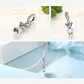 Charm Dije Plata 925 Niña Hija Rosa - Miniatura 2