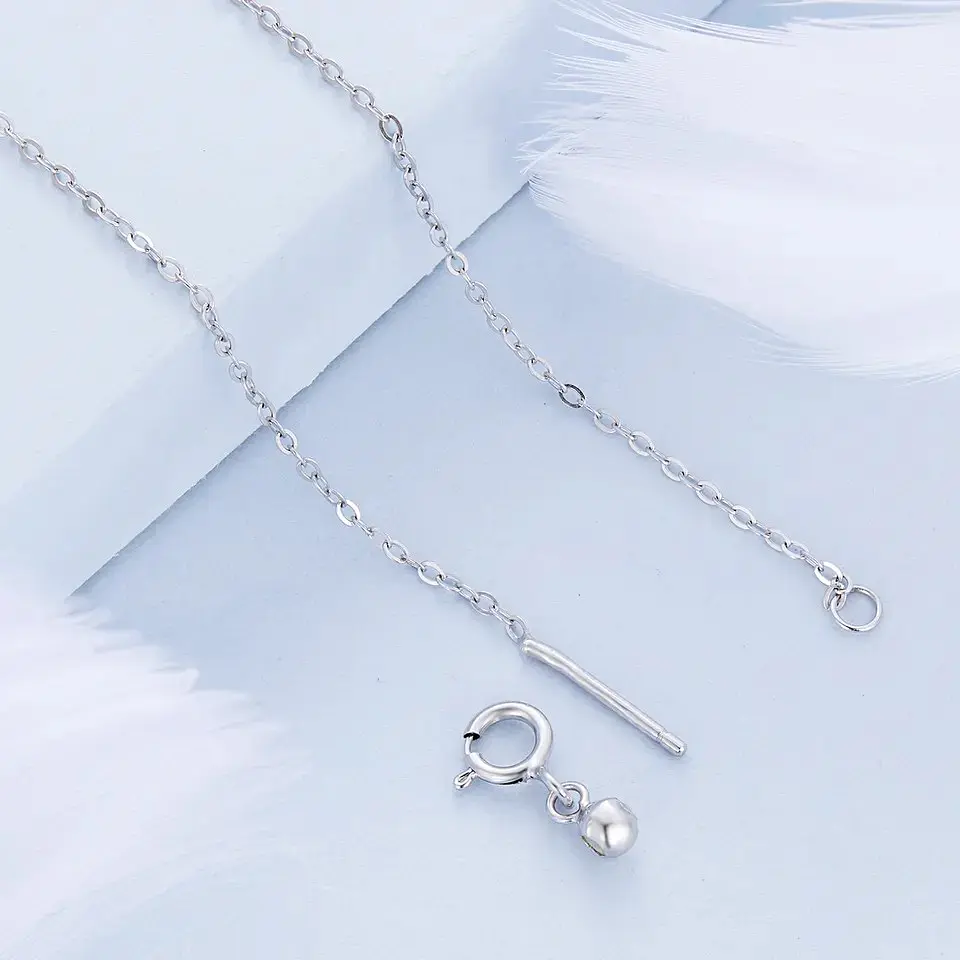 Collar Plata 925 Luna y Conejo 6