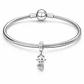 Charm Dije Plata 925 Lindo Gatito - Miniatura 2