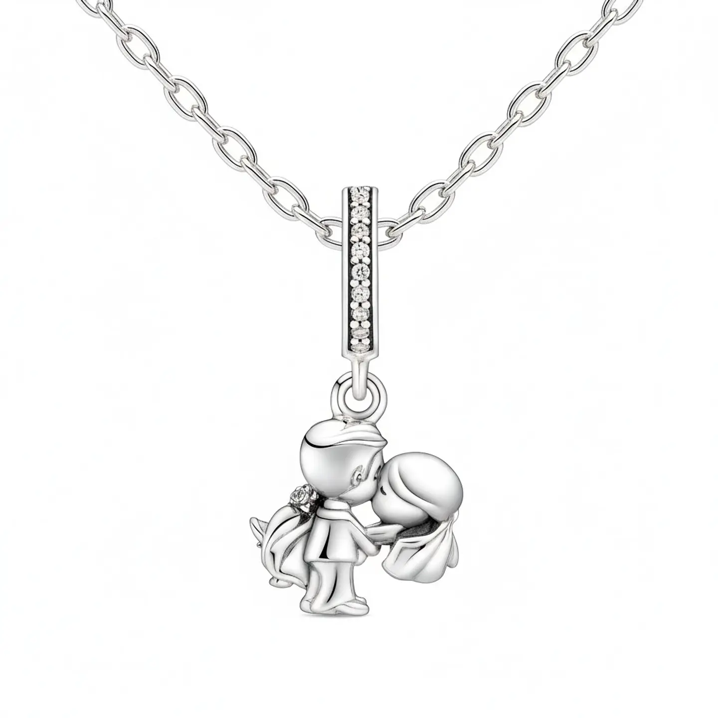 Charm Dije Plata 925 Pareja Esposos Boda 3