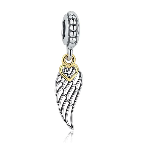 Charm Dije Plata 925 Ala De Angel