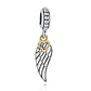 Charm Dije Plata 925 Ala De Angel - Miniatura 1