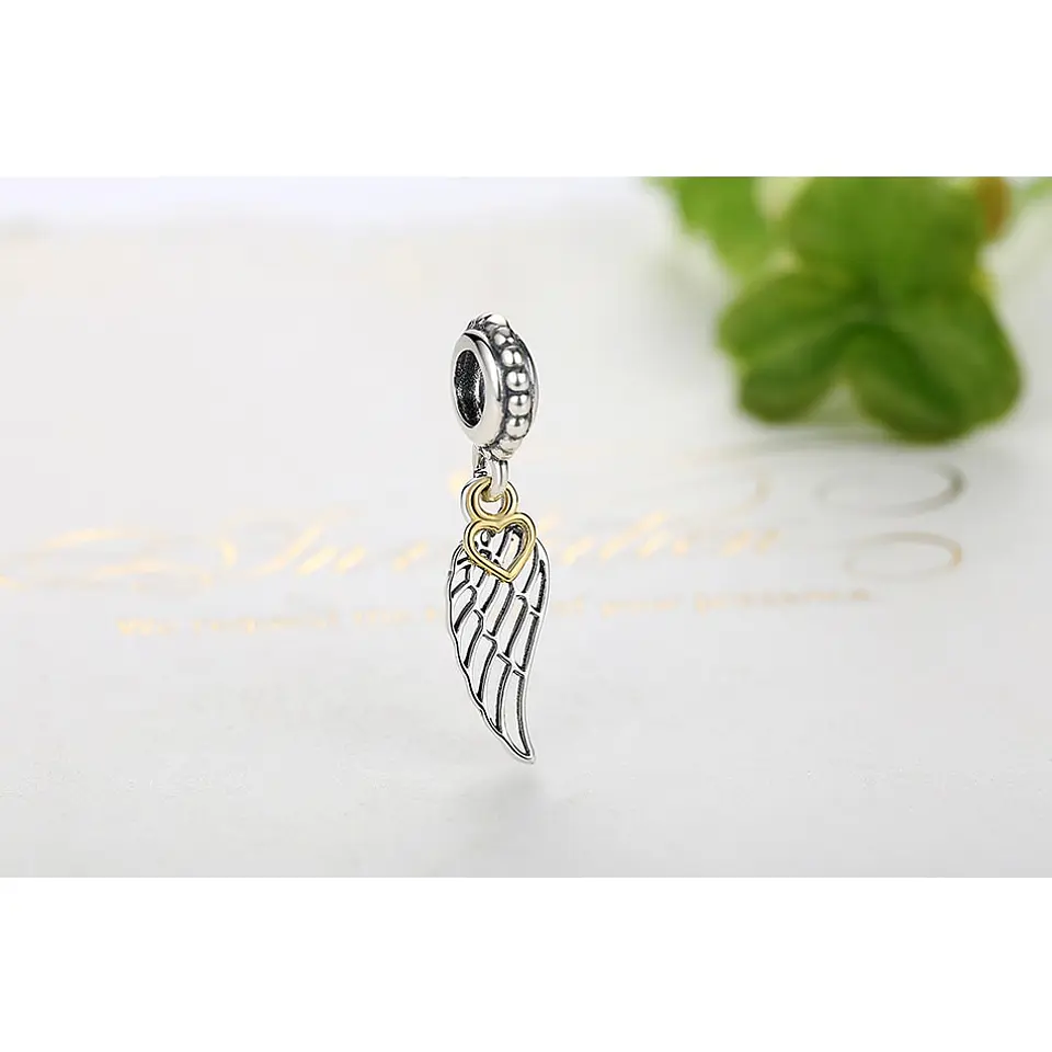 Charm Dije Plata 925 Ala De Angel 2