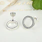 Aros Plata 925 Circulares con Circones - Miniatura 5