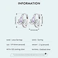 Aros Plata 925 Argollas Huggies Flor de Loto - Miniatura 6