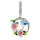 Charm Dije Plata Pajarito Ave de la Suerte - Miniatura 1