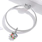 Charm Dije Plata Pajarito Ave de la Suerte - Miniatura 2