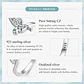 Anillo Plata 925 Colibri Picaflor con Hojas - Miniatura 7