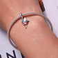 Charm Dije Plata Hada Elfo Colorida - Miniatura 3