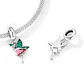 Charm Dije Plata Hada Elfo Colorida - Miniatura 4