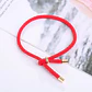 Pulsera Cuerda Roja Nudo Para Charm Ajustable - Miniatura 2