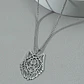Collar Cabeza Lobo Wolf Acero Geométrico Plateado - Miniatura 2