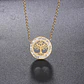 Collar Árbol de la vida con Circones Dorado Acero - Miniatura 8