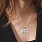 Collar Acero Mama Dos Corazones Plateado - Miniatura 5