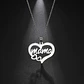 Collar Acero Mama Dos Corazones Plateado - Miniatura 6