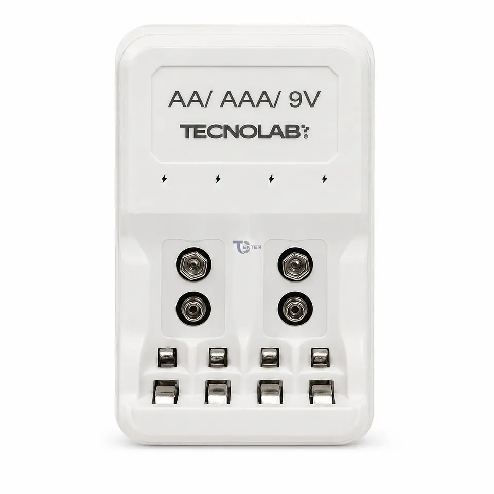 Cargador Pilas Tecnolab TL833 AA AAA 9V 6