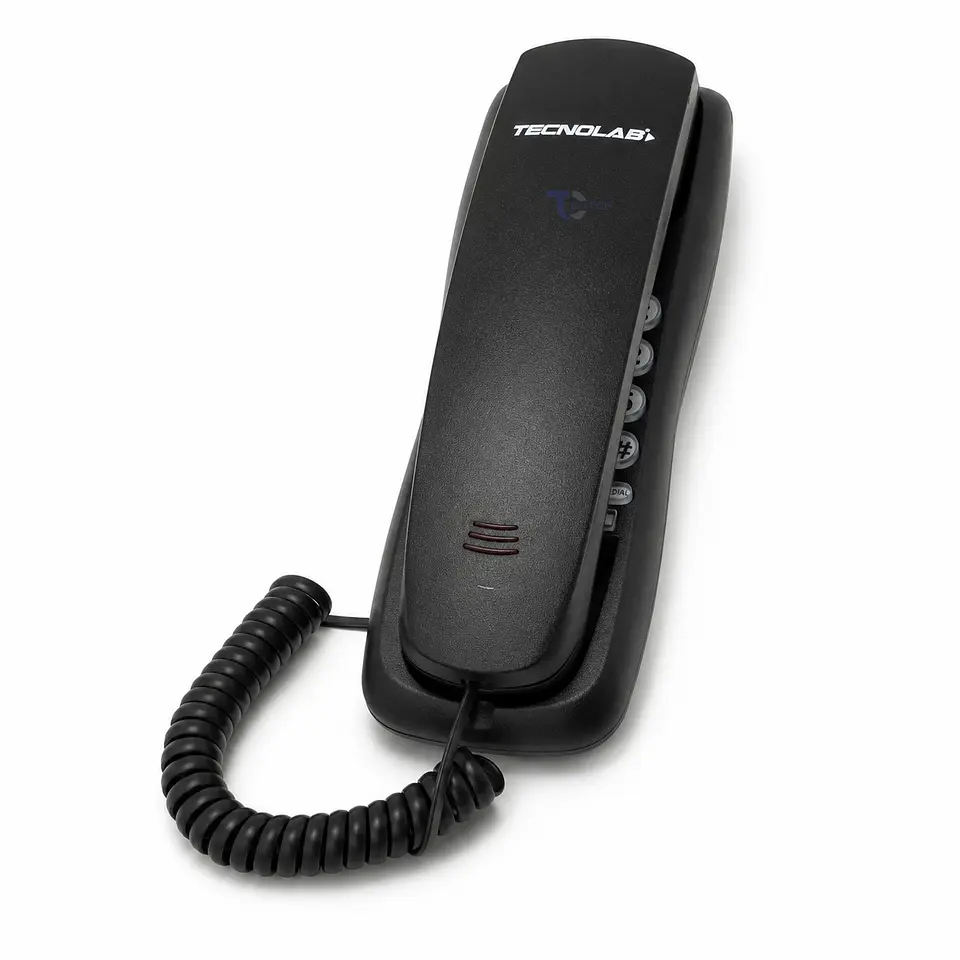 Teléfono Fijo Góndola Tecnolab TL480BK Negro 1