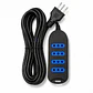 Alargador Dblue 3M 4 POS DBEXP004BK Negro - Miniatura 2