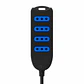 Alargador Dblue 3M 4 POS DBEXP004BK Negro - Miniatura 3