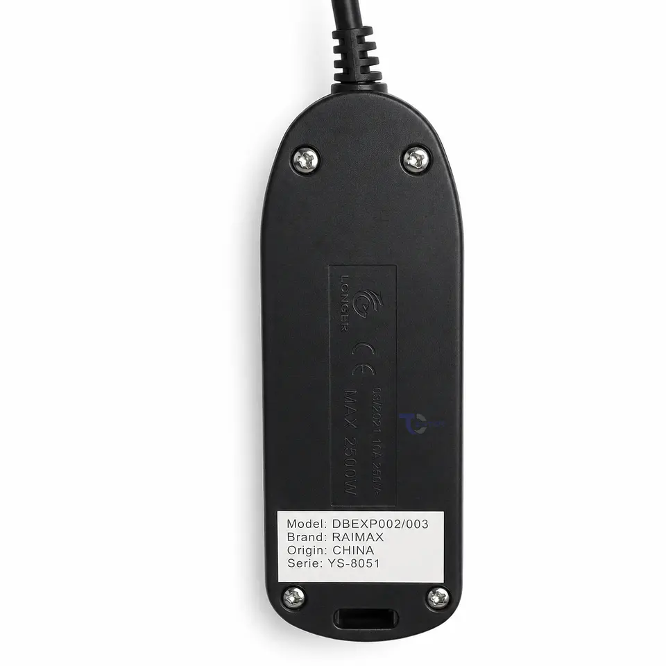 Alargador Raimax 4 Pos 1,5M RM0062BK Negro 4