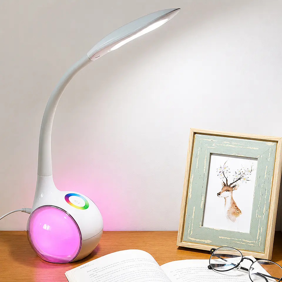 Lámpara LED RGB Flexible con Parlante Bluetooth DBG240 2