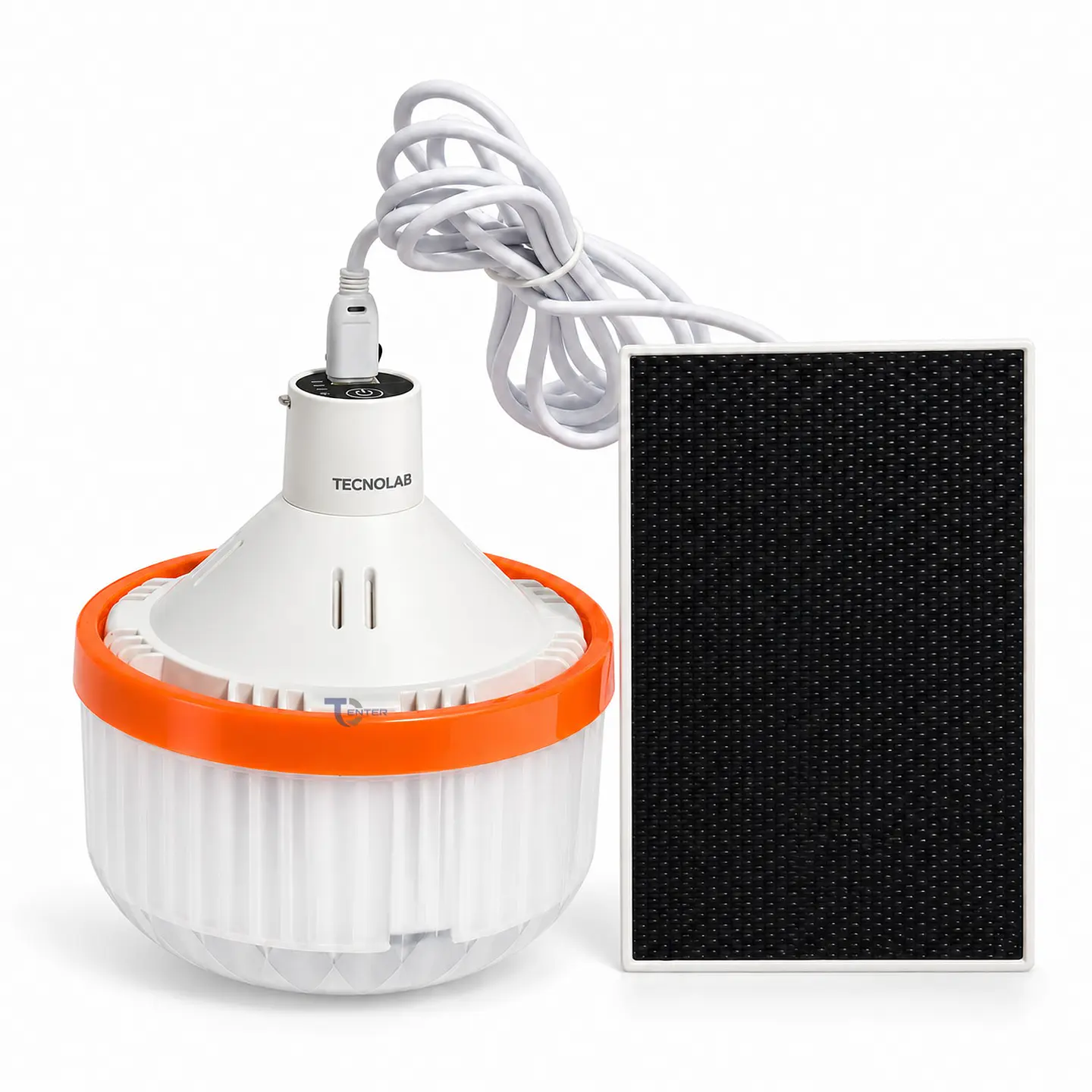 Lámpara LED solar 80W USB-C Tecnolab TL871 2