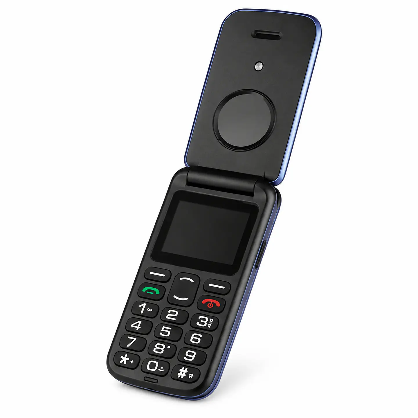 Celular Adulto Mayor 4G Flip Tecnolab TL886BL Azul 1