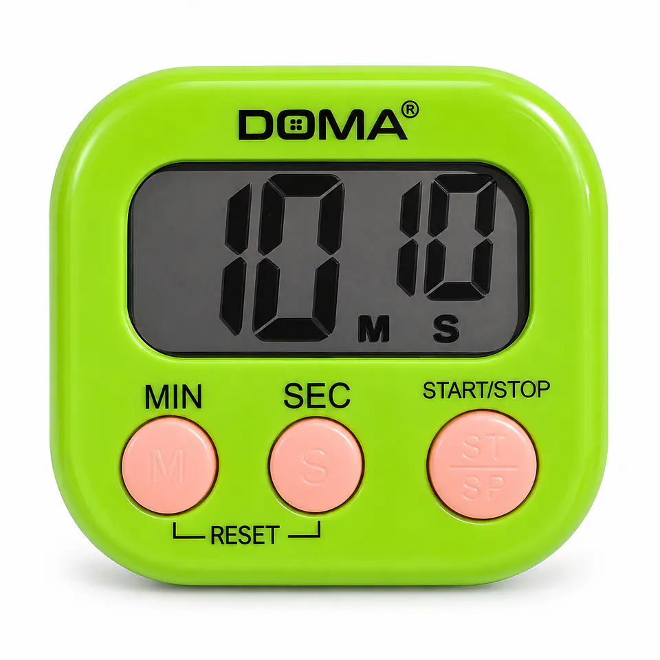 Temporizador Digital de Cocina Doma DM0050G Verde 1