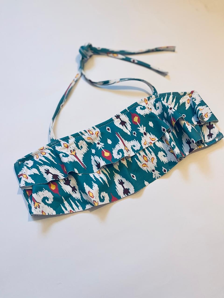 Ikat Verde - Bikini Volante