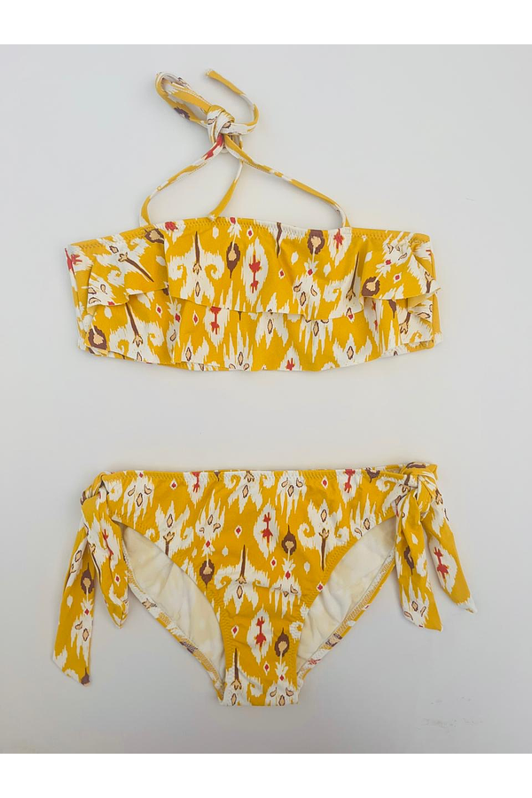 Ikat Amarillo - Bikini Volante
