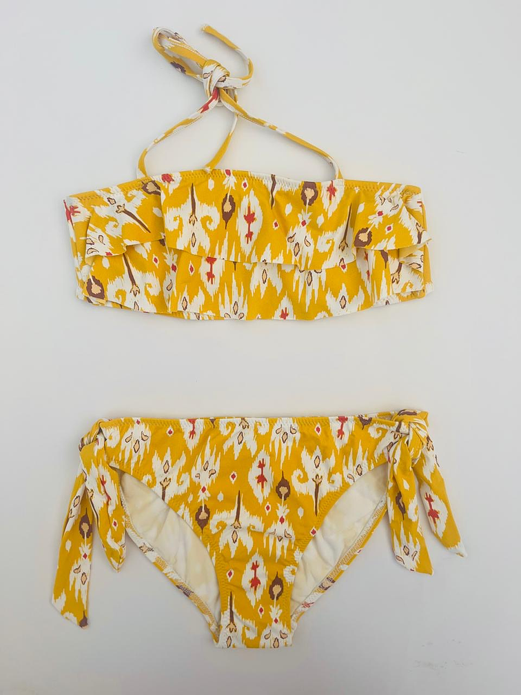 Ikat Amarillo - Bikini Volante